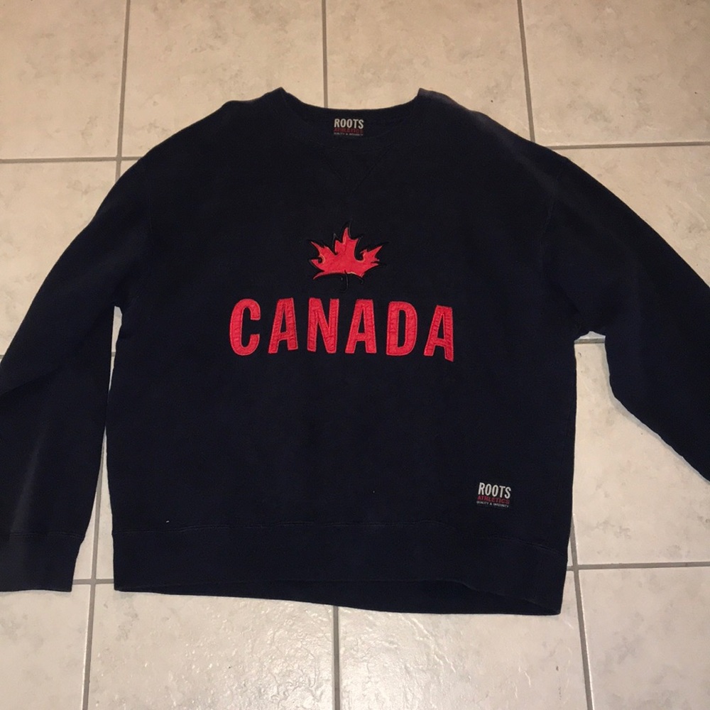 Oversized Canada Roots sweater